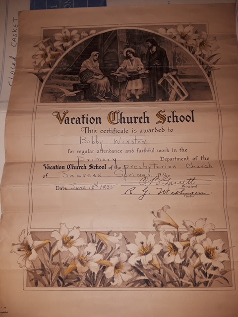 VBS certificate